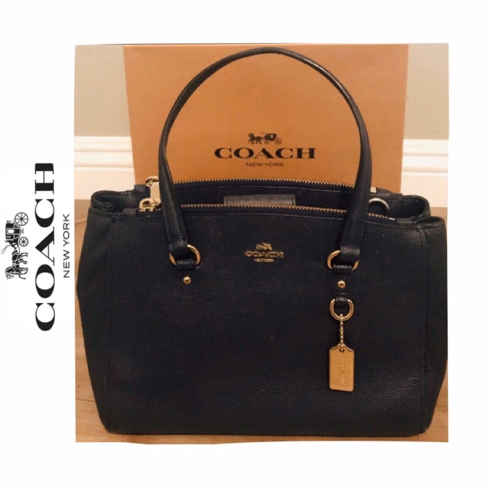 COACH Mini Surrey Carryall Navy